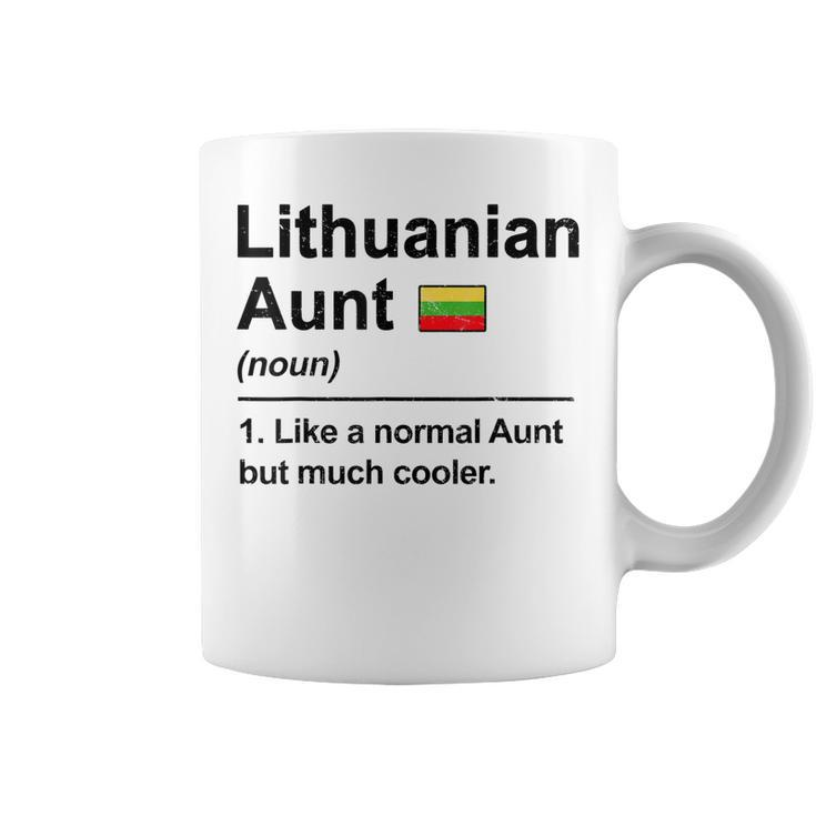 Lithuanian Aunt Like A Normal Aunt But Much Cooler Funny  Coffee Mug