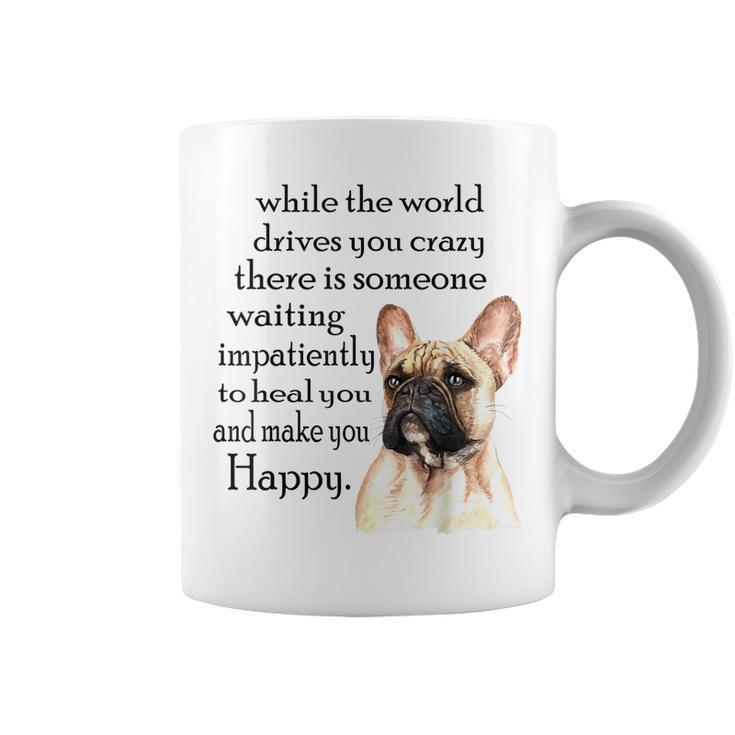 Love French Bulldog Gift For Frenchie Mom Dog Birthday Coffee Mug