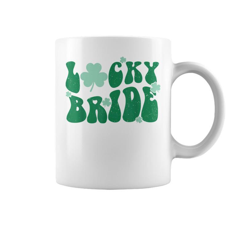 Lucky Bride Shamrock St Patricks Day Bachelorette Party  Coffee Mug