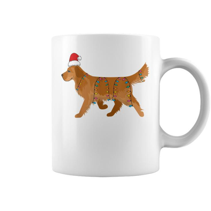 Lustiges Golden Retriever Weihnachts-Tassen, Hunde-Design Tee