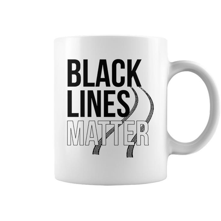 Making Black Lines Matter Funny Car Guy V2 Coffee Mug