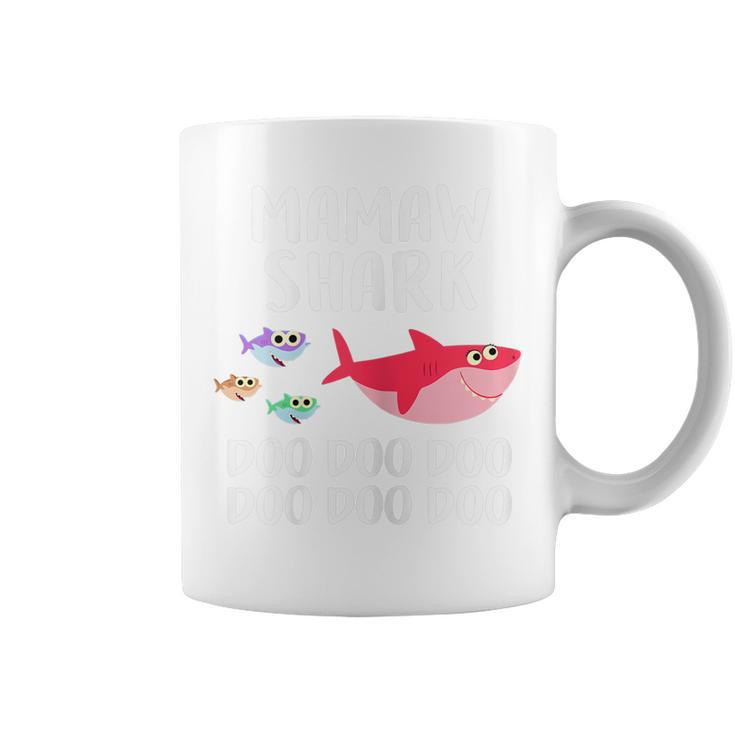 Mamaw Shark Shirt Mothers Day For Matching Family Tee Coffee Mug