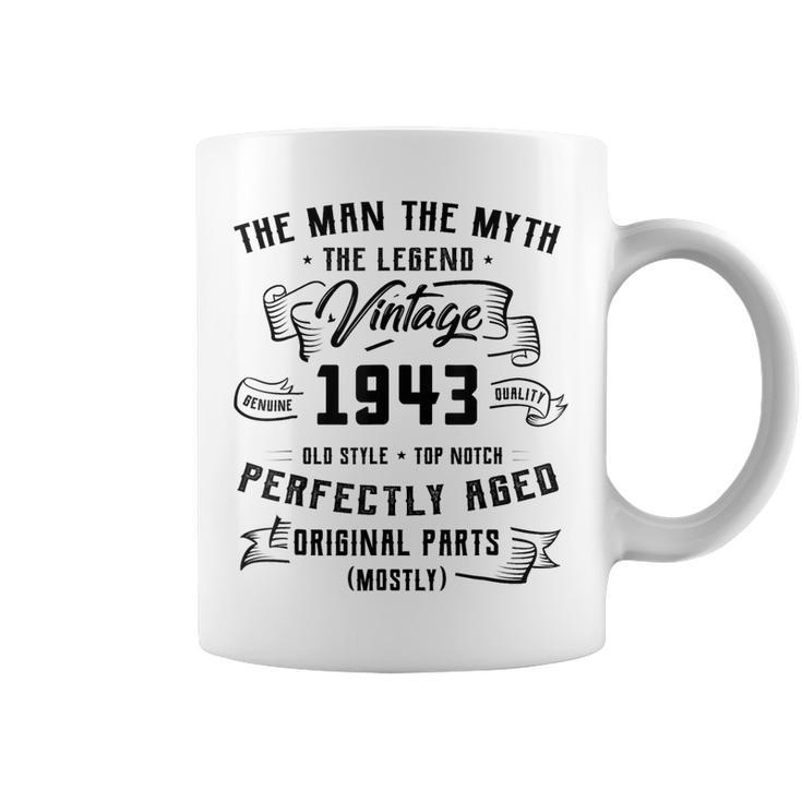 Man Myth Legend 1943 80Th Birthday Gifts For 80 Years Old  Coffee Mug