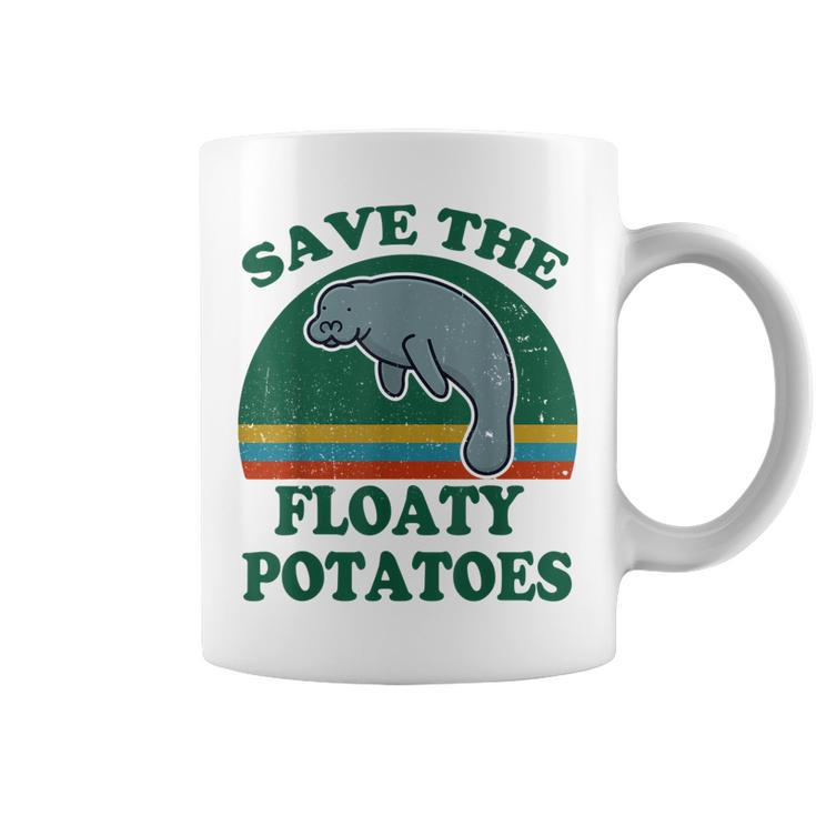 Mana- Save The Floaty Potatoes Funny Chubby Mermaid  Coffee Mug