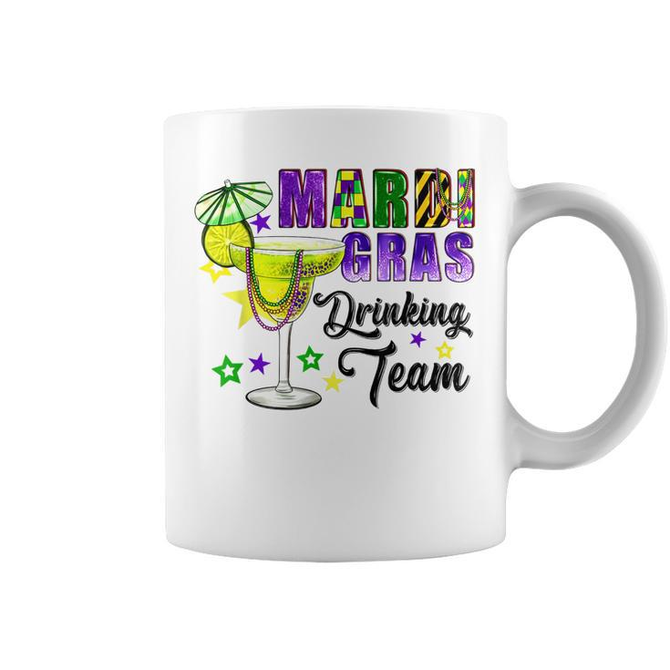Mardi Gras Drinking Team Funny Drinking Lovers Party  V3 Coffee Mug