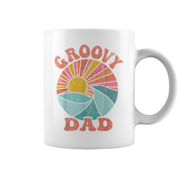 Mens Groovy Dad 70S Aesthetic Nostalgia 1970S Retro Dad  Coffee Mug