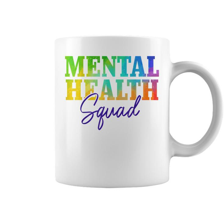 Mental Health Squad Mental Health Awareness Month Matters  Coffee Mug