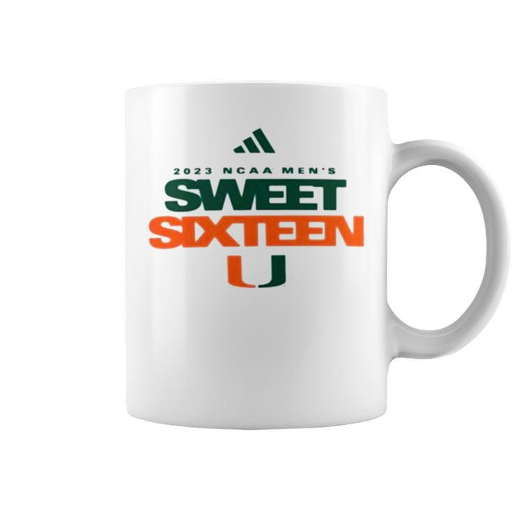 Miami Men’S Basketball 2023 Sweet 16 T Coffee Mug