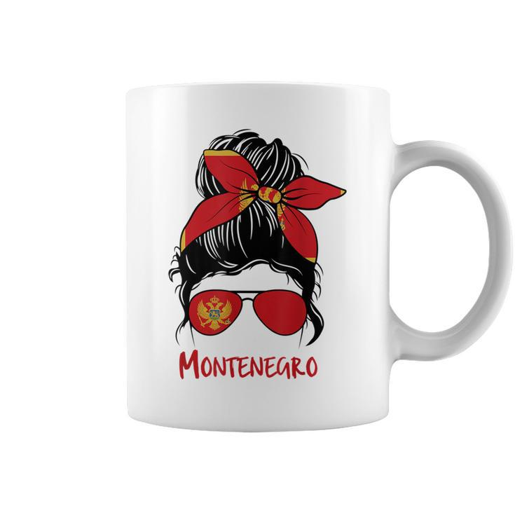 Montenegro Girl Montenegrin Girl Montenegro Woman Flag  Coffee Mug