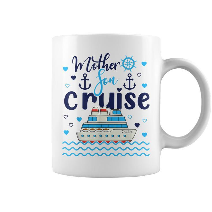Mother Son Cruise 2023 Family Vacation Mom Son Trip Matching  Coffee Mug