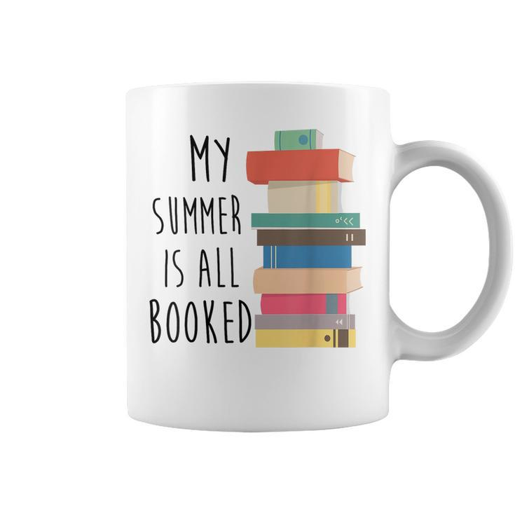 My Summer Is All Booked Summer Reading 2023 Funny Book Lover  Coffee Mug