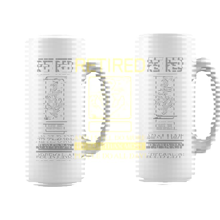 Navy Chief Retired I Still Do Coffee Mug