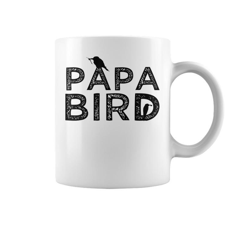 Papa Bird Father Day Funny Dad Gift Birds Quote Saying Coffee Mug