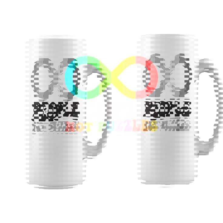 People Not Puzzles Autism Awareness Neurodiversity Inclusion  Coffee Mug