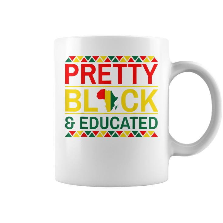 Pretty Black And Educated African Women Black History Month  V3 Coffee Mug