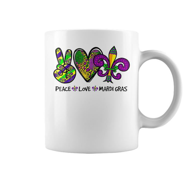 Purple Fleur De Is Lips Funny Mardi Gras Carnival Women Girl  Coffee Mug