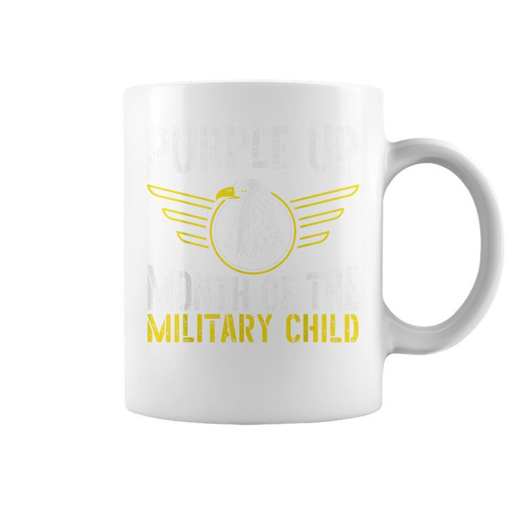 Purple Up Month Of The Military Child Veteran Soldier  Coffee Mug