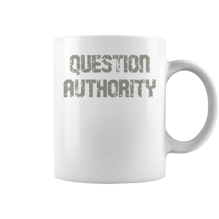Question Authority  V2 Coffee Mug