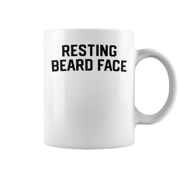 Resting Beard Face Coffee Mug
