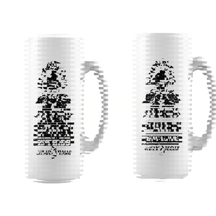 Rip Wheelrs Yellowstone Wheelers Train Station Coffee Mug