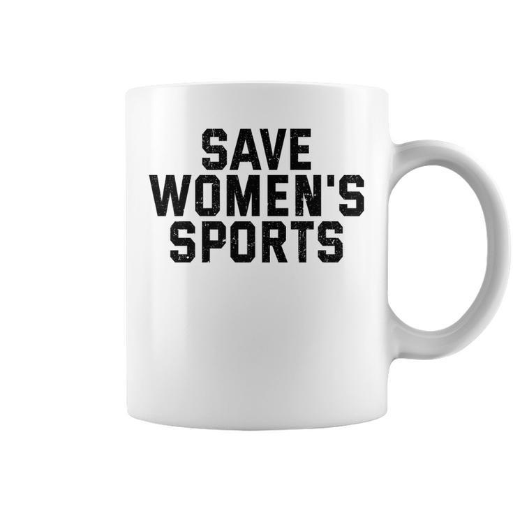 Save Womens Sports Support Womens Athletics Vintage Retro   Coffee Mug