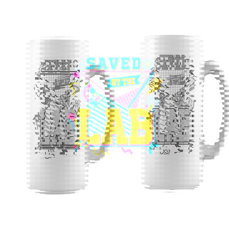Saved By The Lab Retro Lab Week 2023 Medical Laboratory Tech  Coffee Mug