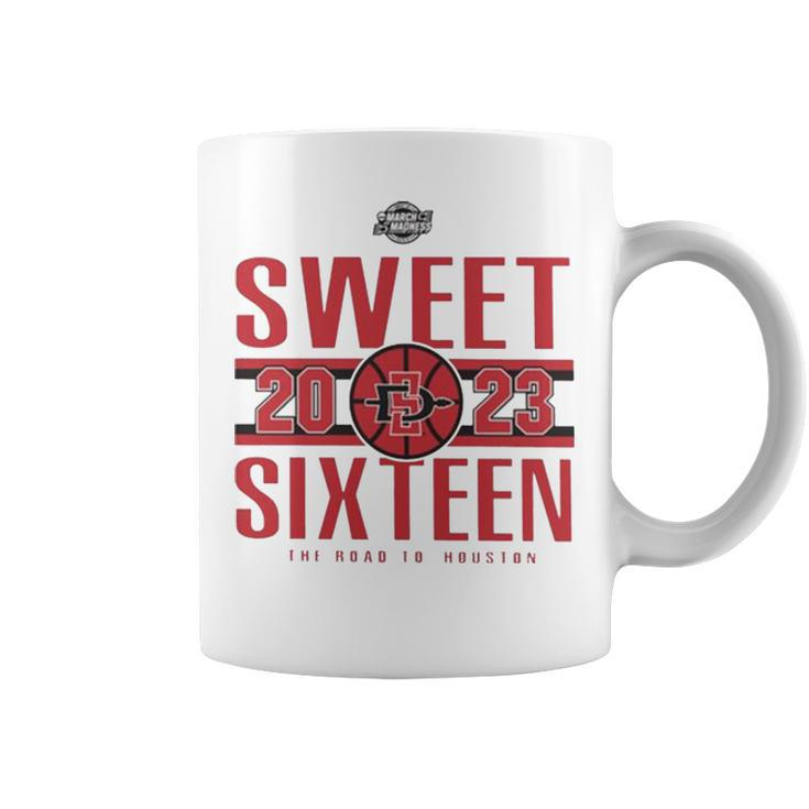 Sdsu Men’S Basketball 2023 Sweet Sixteen The Road To Houston T Coffee Mug