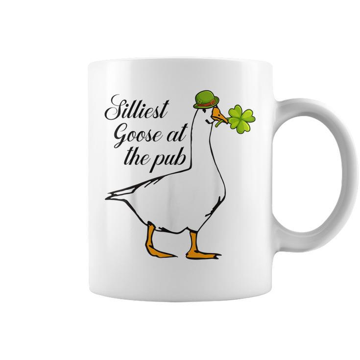 Silliest Goose At The Pub St Patricks Day Goose Meme  Coffee Mug