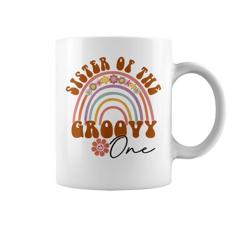 Sister Of The Groovy One Matching Family 1St Birthday Party Coffee Mug