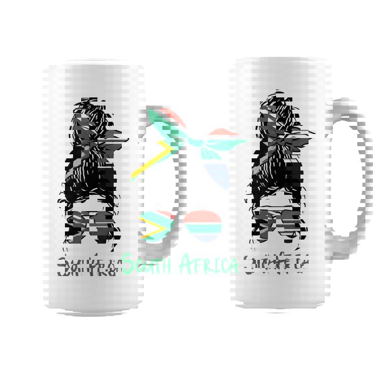 South Africa Girl South African Girl South Africa Woman Flag  Coffee Mug
