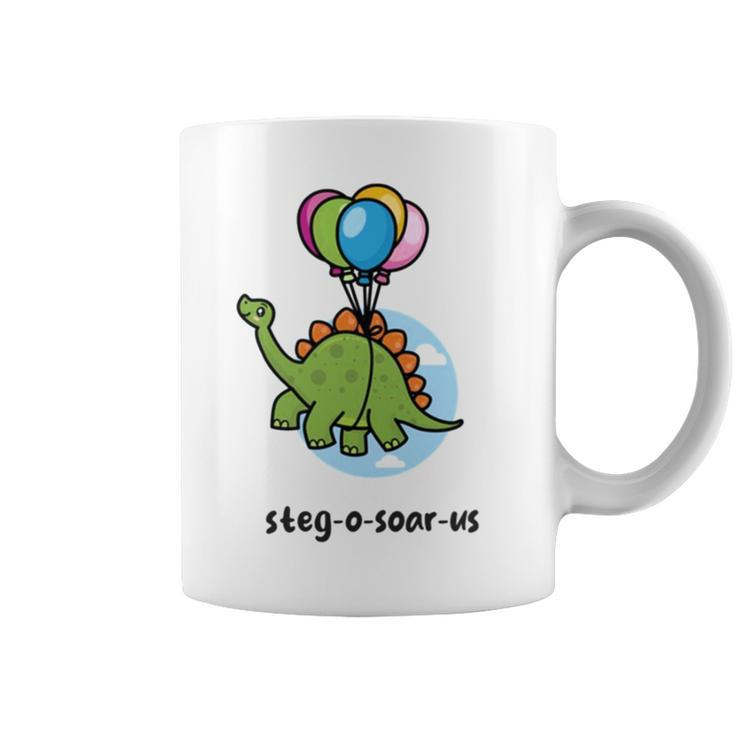 Steg O Soar Us On Light Colors Dinosaur Coffee Mug