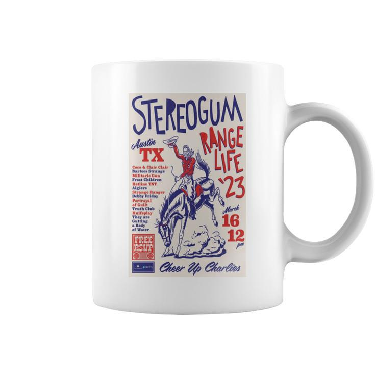 Stereogum March 16 2023 Range Life Austin Tx Poster Coffee Mug
