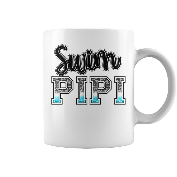 Swim Pipi Swimming Diving Camo Western Fathers Day  Coffee Mug