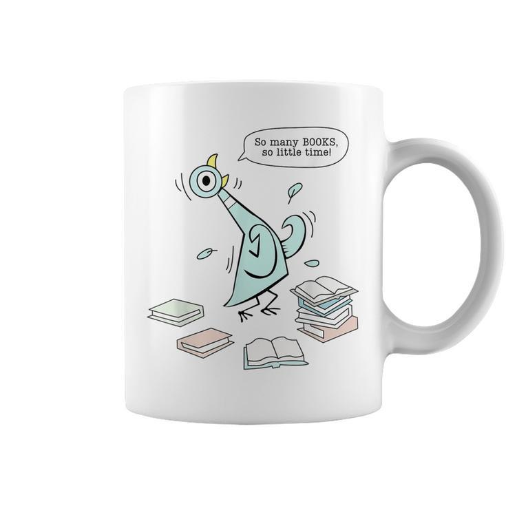 Teacher Library Read Mo Books Pigeon Reading Library  Coffee Mug