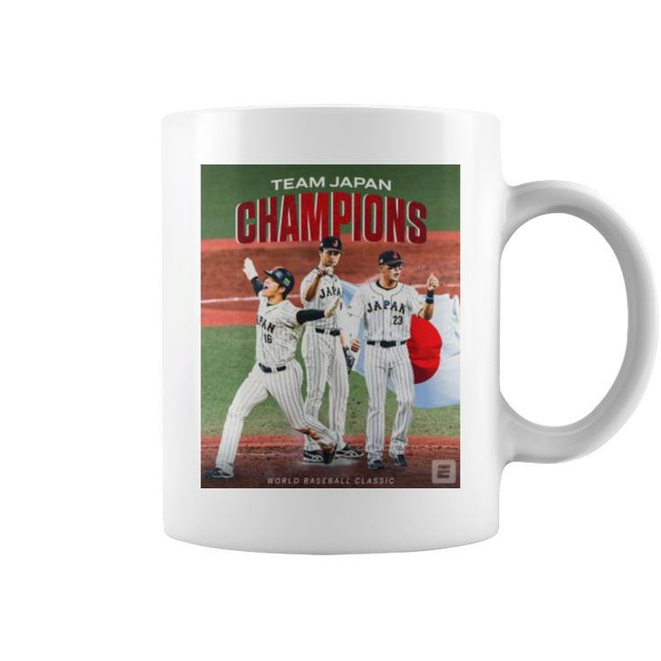 Team Japan Champions World Baseball Classic 2023 Poster Coffee Mug