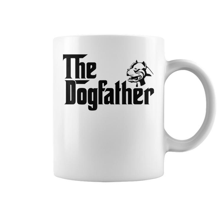 The Dogfather Pitbull  Funny Father Dog Lover Gift Gift For Mens Coffee Mug