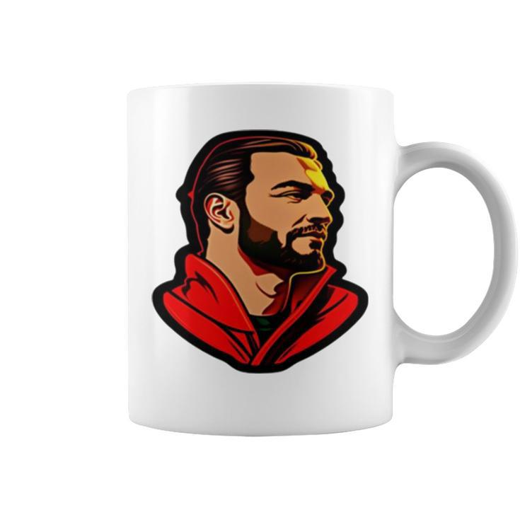 The God Giga Chad Meme Coffee Mug
