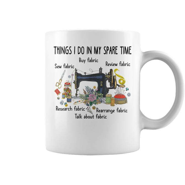 Funny Sewing Mug - Imagine A World Where Fabric Is Free And Sewing Mak -  SpreadVera
