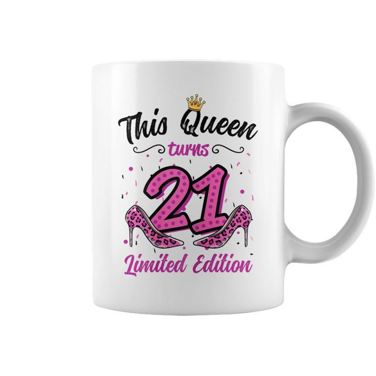 This Queen Turns 21 Girl 21St Birthday  Coffee Mug