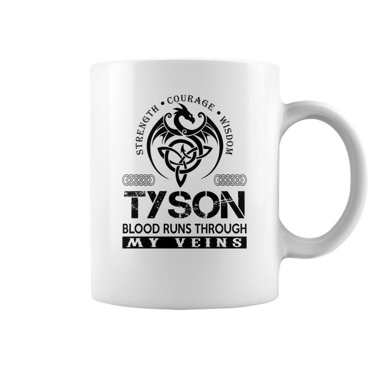 Tyson Blood Runs Through My Veins  V2 Coffee Mug