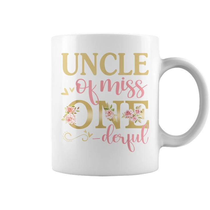 Uncle Of Little Miss Onederful 1St Birthday Family Matching  Coffee Mug
