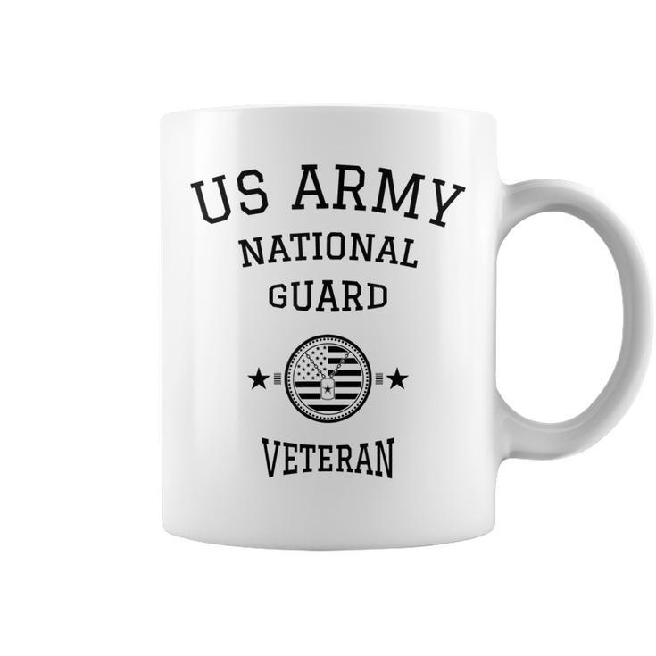 Us Army National Guard American Flag Retired Army Veteran  Coffee Mug