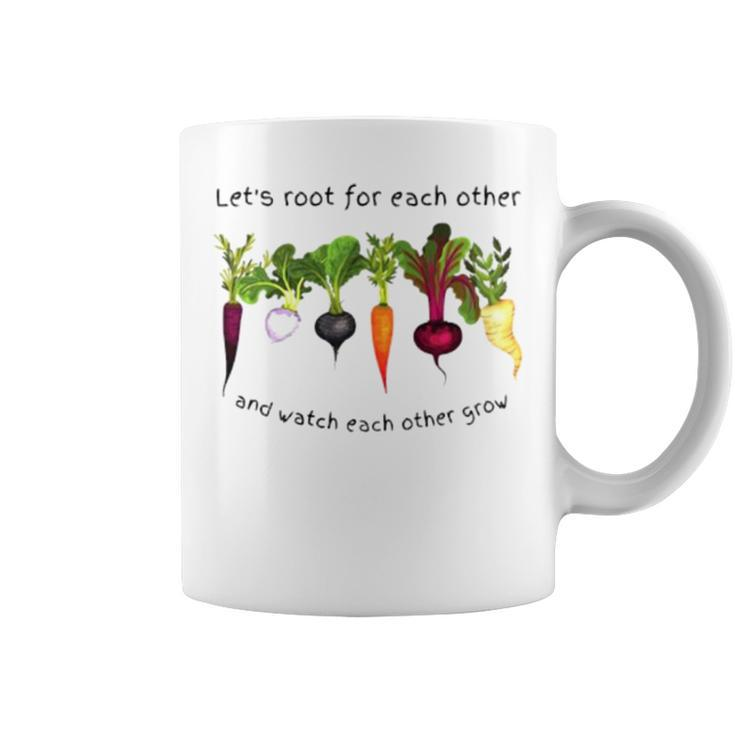 Vegetable Let’S Root For Each Other Coffee Mug