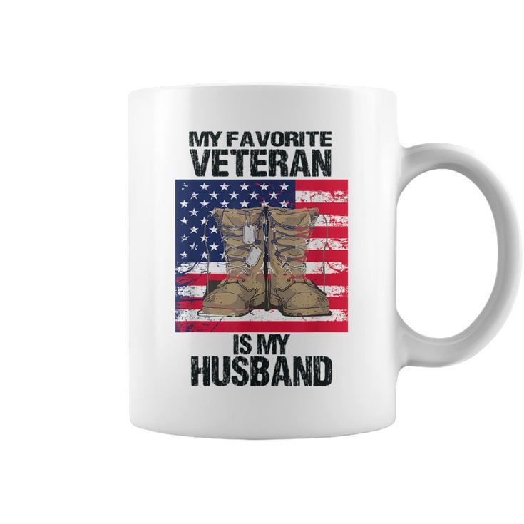 Veteran Husband Veterans Day Spouse Wife Army Of A Veteran  Coffee Mug