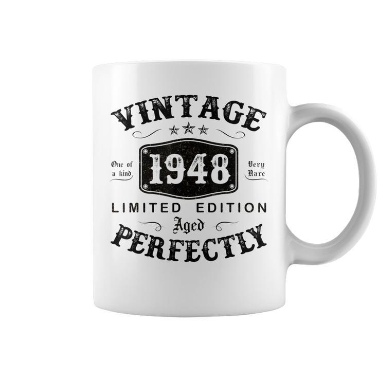 Vintage 1948 75 Years Old 75Th Birthday Gifts For Men  Coffee Mug