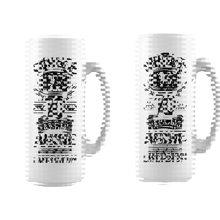 Vintage 1953 Limited Edition 70 Year Old 70Th Birthday Gifts  Coffee Mug