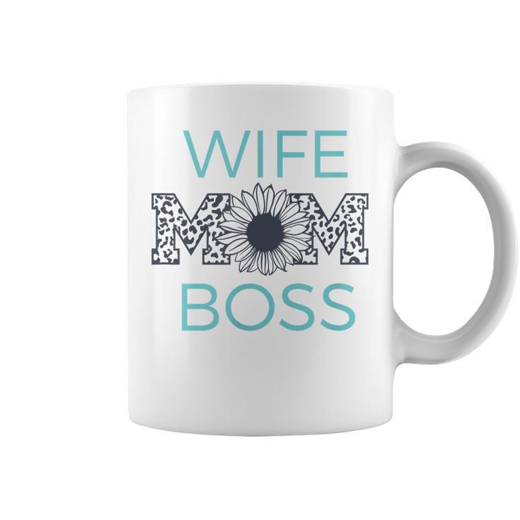 Wife Mom Boss Funny Mommy Wifey Happy Mothers Day Gift Coffee Mug