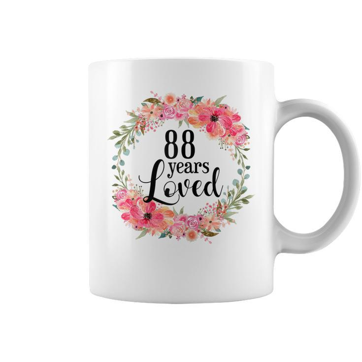 Womens 88Th Birthday Gifts 88 Years Old Loved Awesome Since 1933  Coffee Mug