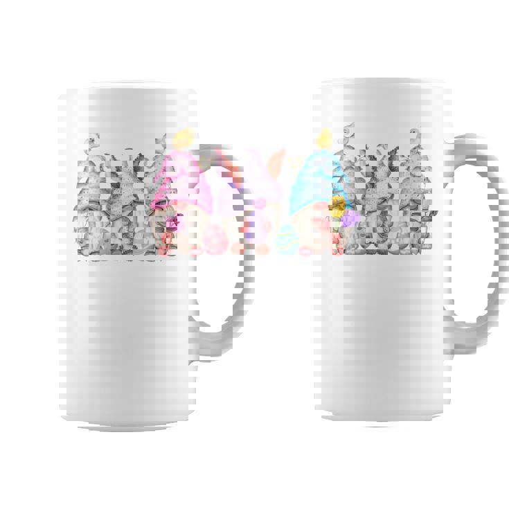 Womens Cute Easter Gnomes Easter Eggs Baby Chicks Easter Coffee Mug