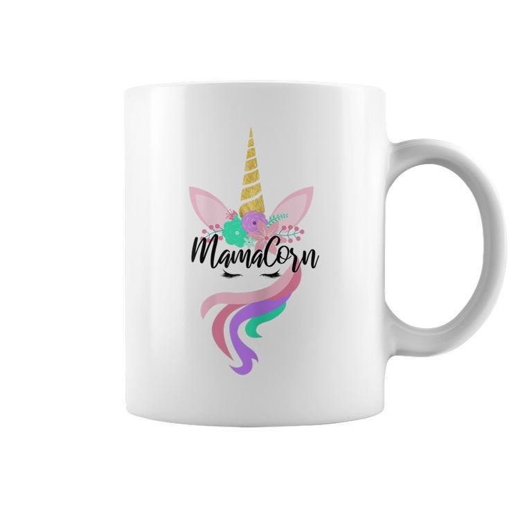 Womens Mamacorn Cute Unicorn T Shirt Gift For Mom Mommy Mothers Day Coffee Mug